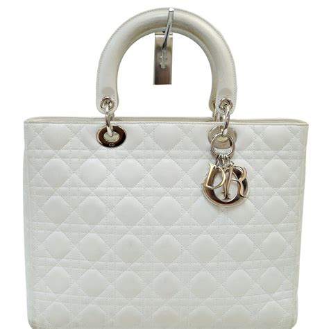 Dior white handbags